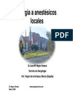 Alergia Anestesicos Locales