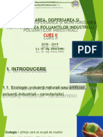 Generarea, Dispersarea Și Monitorizarea Poluanților Industriali