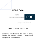 Clase 2 - Cuencas Hidrográficas - Hidrología