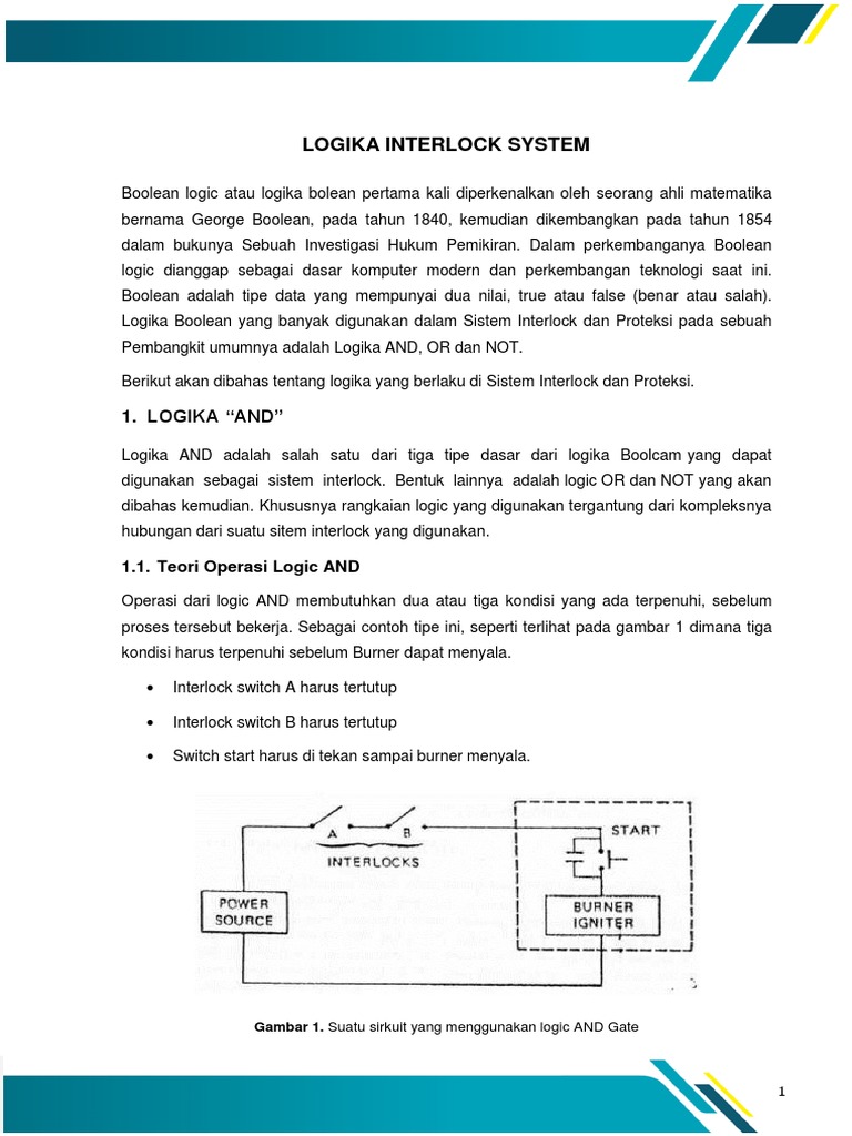 Fungsi dan Logika Sistem Interlock | PDF | Komputer