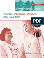 Prevention of Falls and Fall Injuries in The Older Adult
