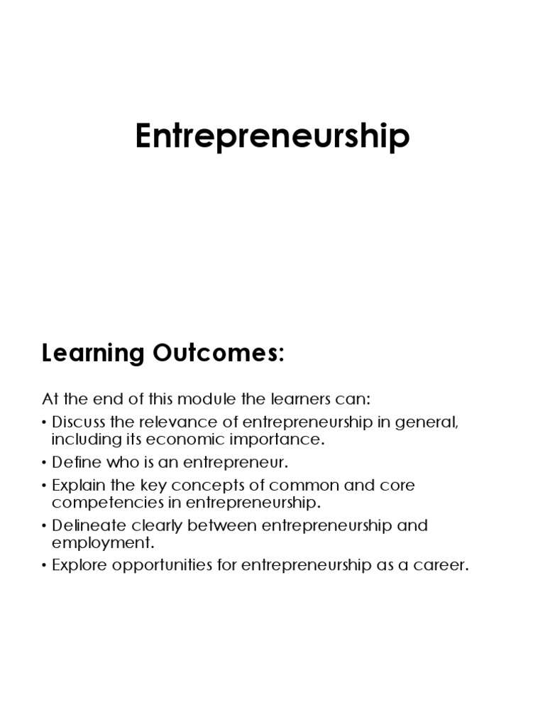 business plan in entrepreneurship pdf