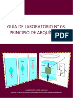 GUÍA N°08 - Principio de Arquímedes