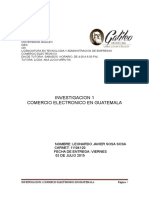 Investigacion 1 Comercio Electronico en Guatemala