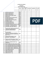 Stock Opname Report of Pharmaceuticals