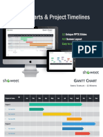 Gantt Project Timelines Showeet (Standard)
