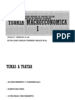 Teoría Macroeconómica I