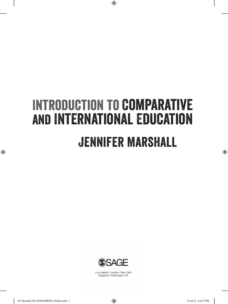 Introduction to Comparative Education | PDF | Positivism | Social Science