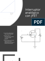 Analógica Interruptor JFET