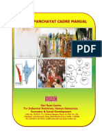 Model Panchayat Cadre Manual: Shri Ram Centre For Industrial Relations, Human Resources, Economic & Social Development
