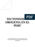 Tectonismo y Orogenia en El Perú