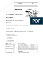 The Passive Voice: I - Pay Attention To The Following: Active Voice