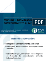 Slide MÓDULO 1 Formação Do Comportamento Alimentar