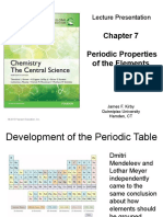 Periodic Properties of The Elements: Lecture Presentation
