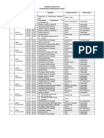 Rancangan Jadwal