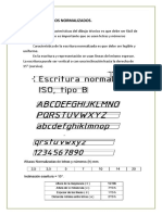 Dibujo Técnico Letras Normalizadas