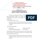 Pimpinan Komisariat IMM Lampung Timur 2019-2020