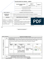 Planificación Quimica - Semana 10