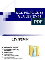 LEY 27444 y Sus Modificatorias