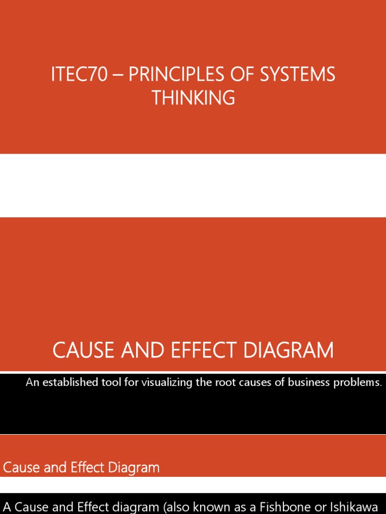 Cause and Effect Diagram Guide | PDF | Causality | Brainstorming
