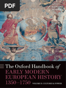 The Oxford Handbook of Early Modern European History 1350 1750 Volume II Cultures and Power