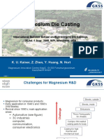 Magnesium Die Casting: K. U. Kainer, Z. Zhen, Y. Huang, N. Hort