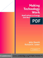 Tecnologia y Medio Ambiente