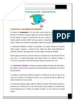 Concepto de Contaminacion Ambiental