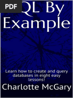 SQL by Example - Learn How To CR - Charlotte McGary PDF