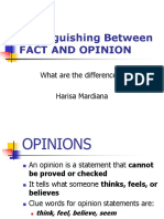 Fact and Opinion Powerpoint