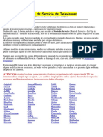 Modos de Servicio de Televisores Actualizado PDF