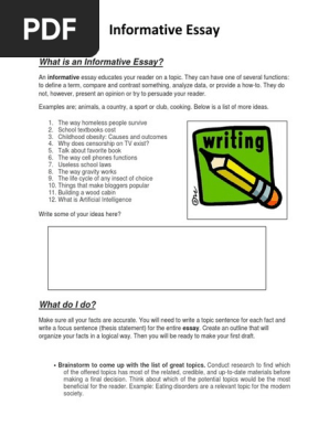Informative Essay
