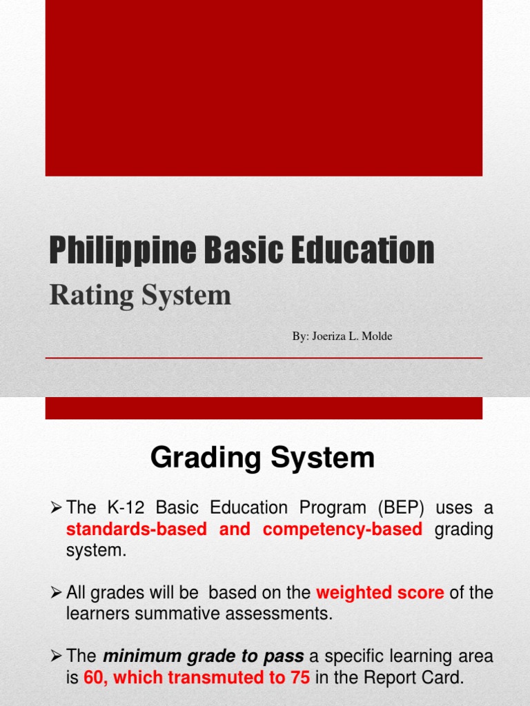 Philippine Basic Education | PDF