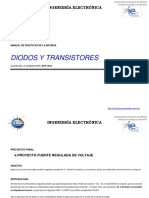 Manual de Practicas de Diodos y Transistores - Proyecto - UNIDAD V Rubrica