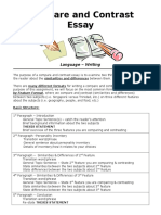 Compare Contrast Essay Format.doc