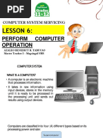 Computer System Servicing: Lesson 6