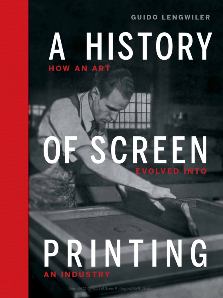 A History of Screen Printing PDF Printmaking Lithography