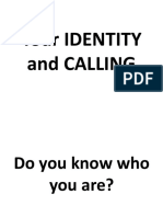 Identity and Calling