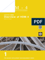 Overview of HDM-4: Volume One