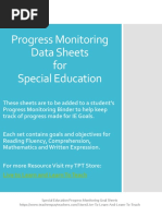Free Student Data Tracking Sheets | PDF