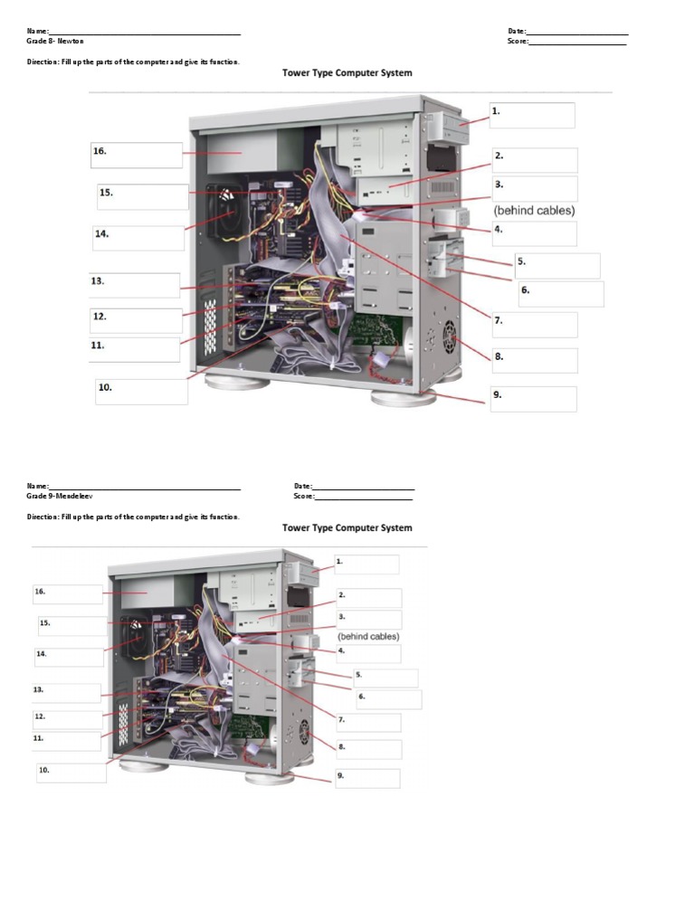 Computer Parts Label | PDF