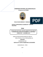 Max Castro H. - Tesis de Licenciatura - UNH - Desnaturalización Del PI en Casos de Flagrancia en Los Delitos de Omisión A La Asistencia Familiar