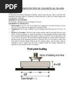 Flexural Strength Test of Concrete