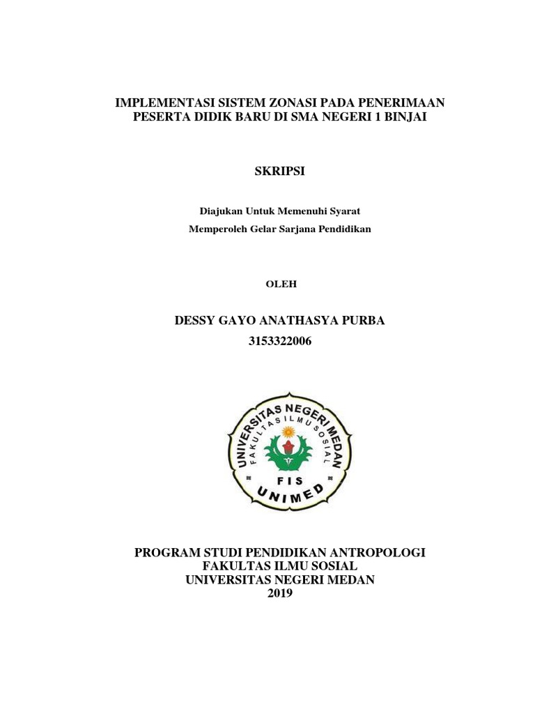 Zonasi PPDB di SMA Negeri 1 Binjai | PDF | Karier & Perkembangan | Ilmu ...