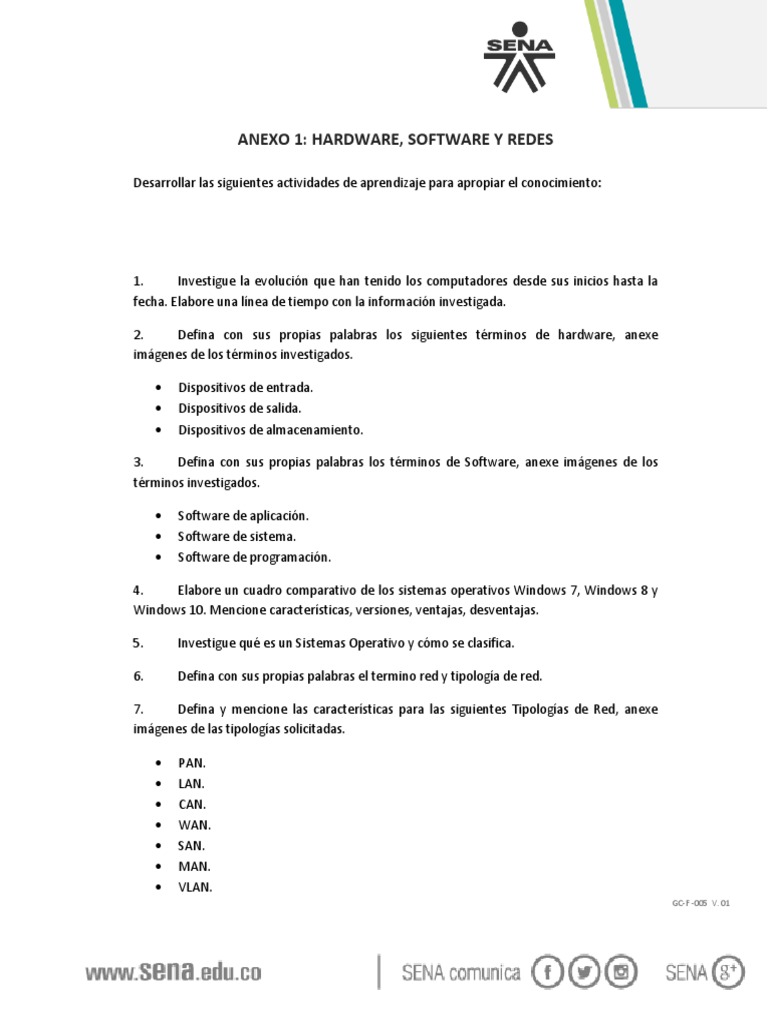 Anexo 1 | PDF | Servidor (Computación) | Hardware de la computadora