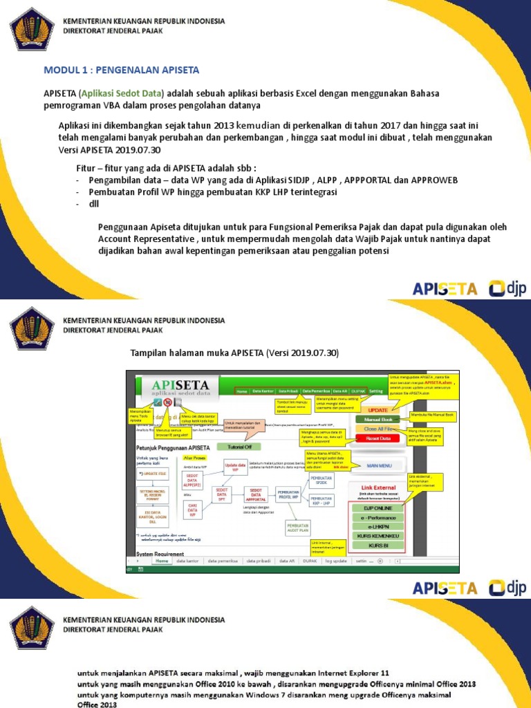 Modul 1 - Pengenalan Apiseta | PDF