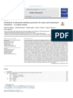 Miklos2018. Evaluation of Advanced Oxidation Processes For Water and Wastewater PDF
