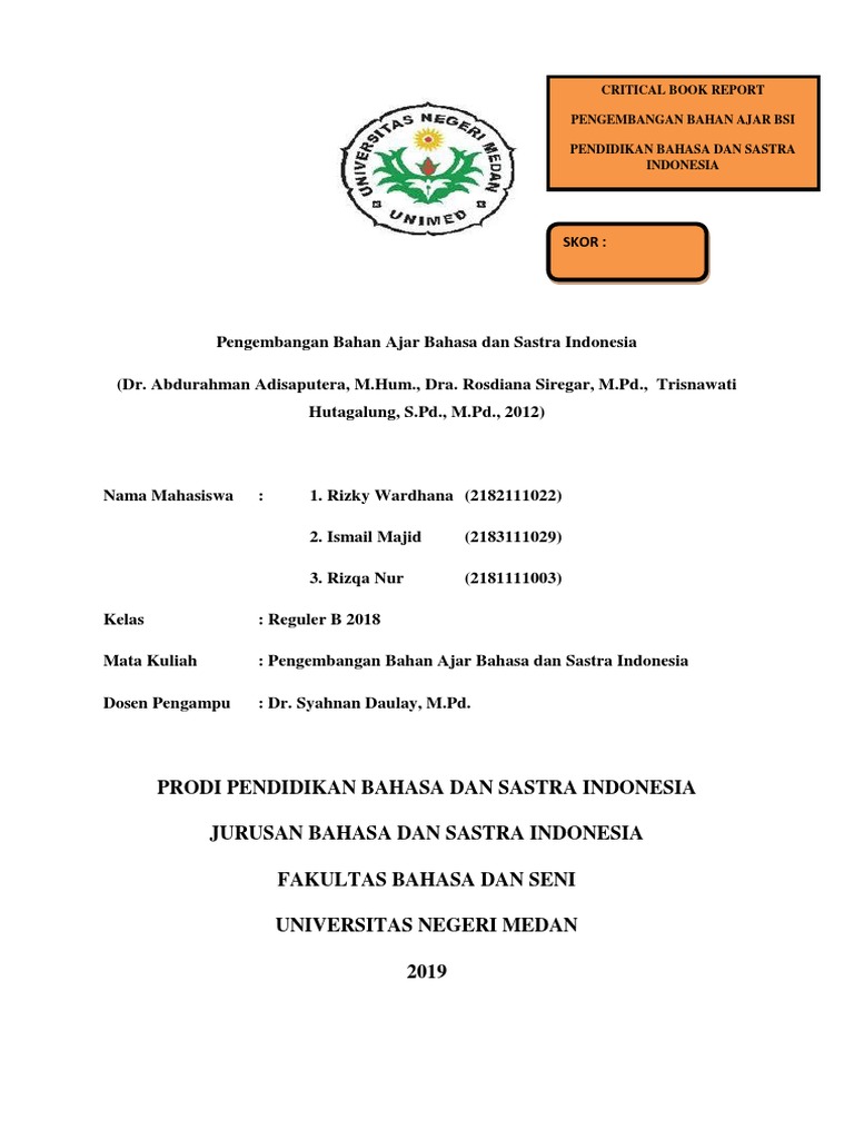 Cover CBR Pengembangan Bahan Ajar | PDF