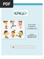 Evaluación Formativa en Preescolar
