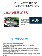 Sreenidhi Institute of Science and Technology: Aqua Silencer